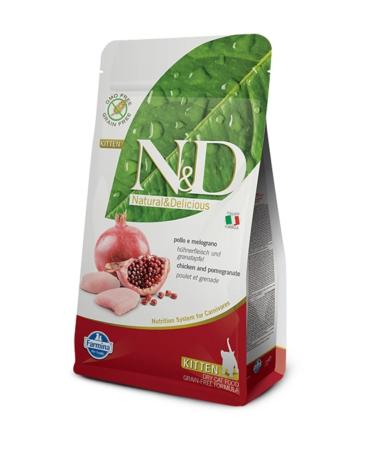 N & D Grain Free Chicken Pomegranate Kitten Food 1.5 Kg
