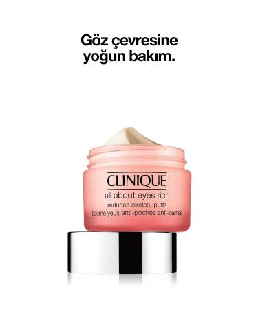 Clinique All About Eyes Rich Intensive Anti-Blemish and Anti-Wrinkle Eye Care Cream 30 Ml