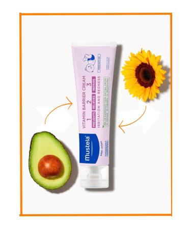 Mustela Vitamin Barrier 1-2-3 Diaper Rash Prevention Cream 100 gr + Teddy Bear - Buy Online on GoSupps.com