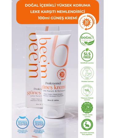 BEEM 50 Spf Sun Cream 100 ml