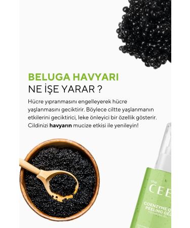 The Ceel Purifying and Brightening Facial Peeling Beluga Caviar Extract Coenzyme Q10 100 ml - Buy Online on GoSupps.com