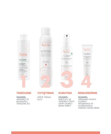Avene Cicalfate+Sensitive Skin Repair Care Spray with Drying and Soothing Effect 100 ml - Buy Online on GoSupps.com