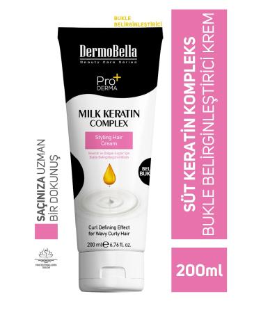 DERMOBELLA Milk Keratin Complex Styling Conditioner 200 ml (Curl Definer) - Buy Online on GoSupps.com