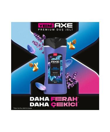 Axe Premium Collection Shower Gel Blue Lavender 3 In 1 Body Hair Face 300 Ml - Buy Online on GoSupps.com