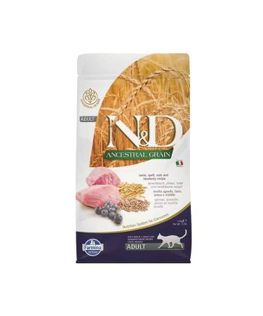 N & D Ancestral Lamb and Blueberry Cereal Sterilized Adult Cat Food 10 Kg
