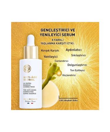 Yves Rocher Day Serum - Regenerating Anti-Aging Herbal Stem Cell Care / Anti-Age Global - 50ml - Buy Online on GoSupps.com