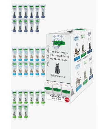 Sernely Cat Vitamin Advantage Package (Sterile Paste 12x100gr Malt Paste 11x100gr Multi Paste 9x100gr)-029