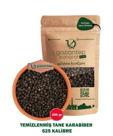 Gaziantep Spice Black Pepper Grain 200gr