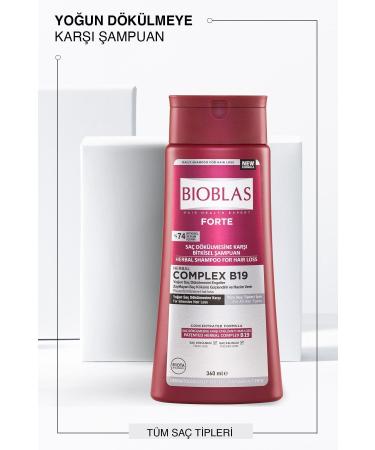 Bioblas Shampoo Forte Anti Hair Loss Herbal 360 Ml - Buy Online on GoSupps.com