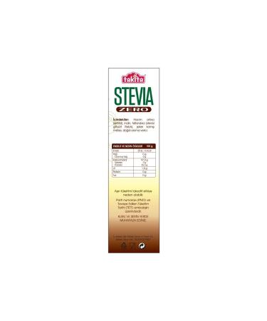 Takita Stevia Zero Brown Powder Sweetener 250 G - Buy Online on GoSupps.com
