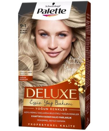 Palette: LONG-LASTING DYE 9-1 DIAMOND BLONDE 50 ML: LONG-LASTING DYE CHARMS1226