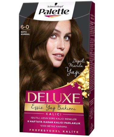 Palette -: LONG-LASTING DYE DARK AUBURN NO: 6-0 50 ML: LONG-LASTING DYE CHARMS1166