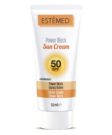 ESTEMED Protective Sun Cream & Power Block Sun Cream SPF50+ 50ml - Buy Online on GoSupps.com