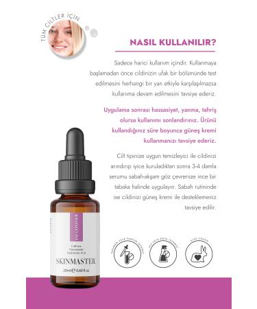 SkinMaster Under-Eye Appearance Support Anti-Puffiness and Anti-Blemish Eye Contour Serum (caffeine 5% + HA + B3) - Buy Online on GoSupps.com