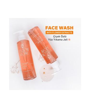Yellow Rose Face Wash With Flower Extracts - Flower Extract Face Wash Gel For Normal And Dry Skin 200ml - Buy Online on GoSupps.com