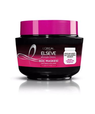 Elseve HAIR MASK L'OR AL PARIS COMPLETE RESISTANCE ANTI-HAIRING POWER MASK 300 ML CHARMS1498