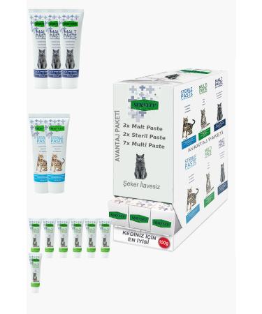 Sernely Cat Malt Advantageous Package (Multi Paste 7x100gr Malt Paste 3x100gr Sterile Paste 2x100gr)-1459