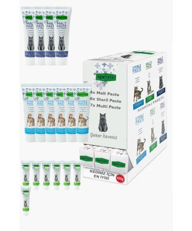 Sernely Cat Malt Advantageous Package (Multi Paste 7x100gr Sterile Paste 6x100gr Malt Paste 4x100gr)-1410