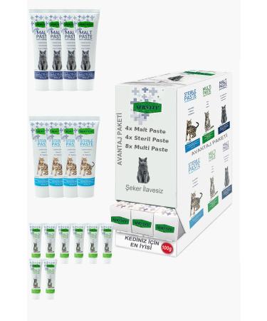 Sernely Cat Malt Advantageous Package (Multi Paste 8x100gr Sterile Paste 4x100gr Malt Paste 4x100gr)-1258