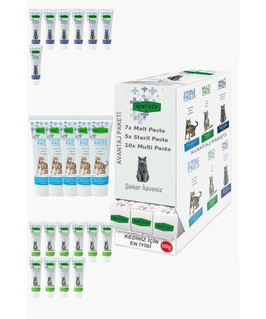 Sernely Cat Malt Advantageous Package (Multi Paste 10x100gr Malt Paste 7x100gr Sterile Paste 5x100gr)-804