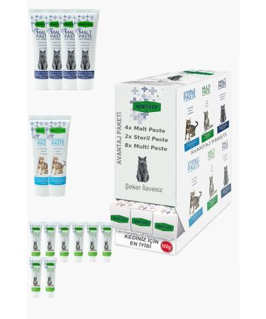 Sernely Cat Malt Advantageous Package (Multi Paste 8x100gr Malt Paste 4x100gr Sterile Paste 2x100gr)-1324