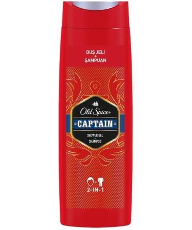 Old Spice BRAND: CAPTA N MEN'S SHOWER GEL & SHAMPOO 400 ML CATEGORY: SHOWER GEL CHARMS585