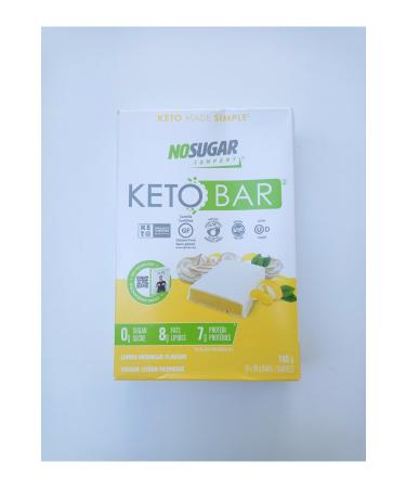 Keto No Sugar Company Keto Bar Lemon Meringue Flavor 4x40g Bars 160 gr