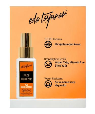 Eda Ta p nar Face Bronzer Spf15 Face Sun Cream - 50 ML (EGY0027) - Buy Online on GoSupps.com