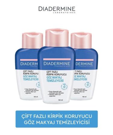 Diadermine Dual Phase Eye Make-Up Remover 125ml X3