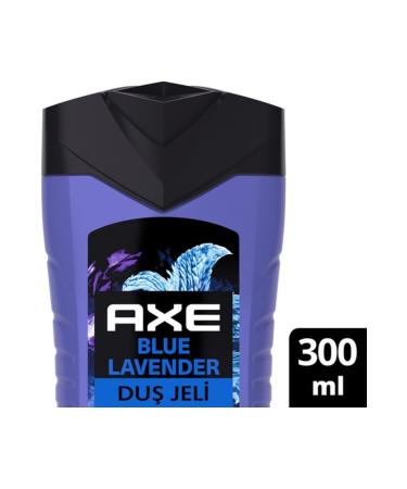 Axe Premium Collection Shower Gel Blue Lavender 3 In 1 Body Hair Face 300 Ml