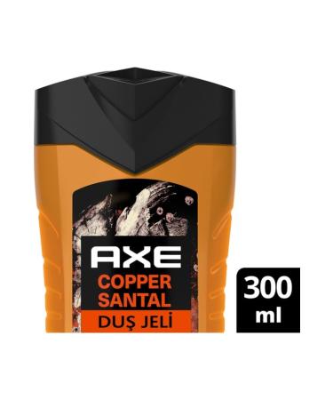 Axe Premium Collection Shower Gel Copper Santal 3 In 1 Body Hair Face 300 Ml