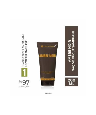 Yves Rocher Ambre Noir Hair and Body Shampoo - Carest Cosmetic