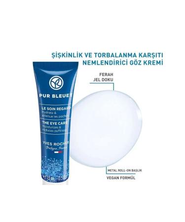 Yves Rocher - Eye Serum - All Skin - Anti-Puffiness and Anti-Bagging / Pur Bleuet - 15ml - Buy Online on GoSupps.com