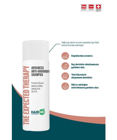 Hair Md Expert Therapy Anti-Dandruff Shampoo 200 ml - Buy Online on GoSupps.com