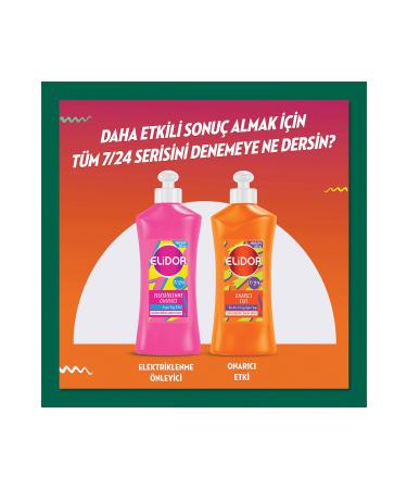 Elidor 7 24 Styling Hair Care Cream Definite Curls Elastin Almond Milk 265 ml - Buy Online on GoSupps.com