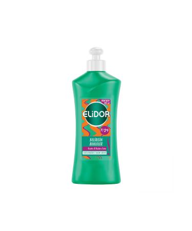 Elidor 7 24 Styling Hair Care Cream Definite Curls Elastin Almond Milk 265 ml - Buy Online on GoSupps.com
