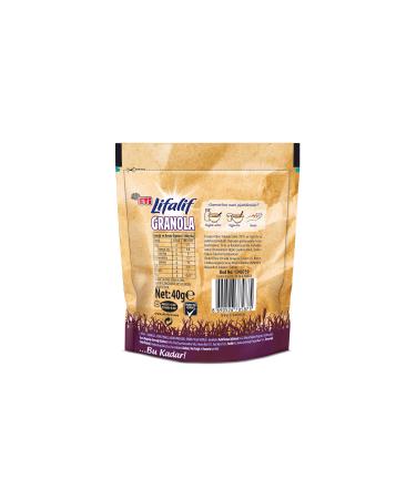 Eti Lifalif Granola with Dried Cherry Cocoa Pieces Hazelnut 40 g x 16 Pieces - Buy Online on GoSupps.com