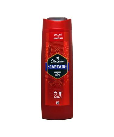 Old Spice SHOWER GEL AND SHAMPOO 400 ML 2 IN 1 CAPTA N CHARMS13