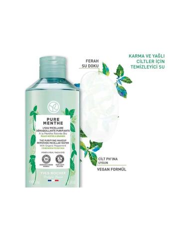 Yves Rocher Pure Menthe Miseler Water for Combination and Oily Skin 400 ml - Carest Cosmetic - Buy Online on GoSupps.com