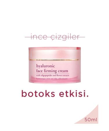 Yellow Rose Hyaluronic Face Firming Cream - Hyaluronic Intensive Moisturizing and Firming Face Cream 50ml