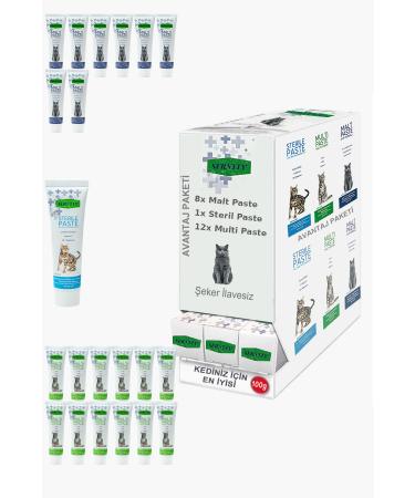 Sernely Cat Vitamin Advantage Package (Multi Paste 12x100gr Malt Paste 8x100gr Sterile Paste 1x100gr)-368