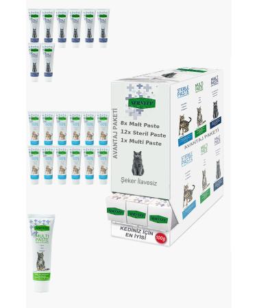 Sernely Cat Vitamin Advantage Package (Sterile Paste 12x100gr Malt Paste 8x100gr Multi Paste 1x100gr)-367