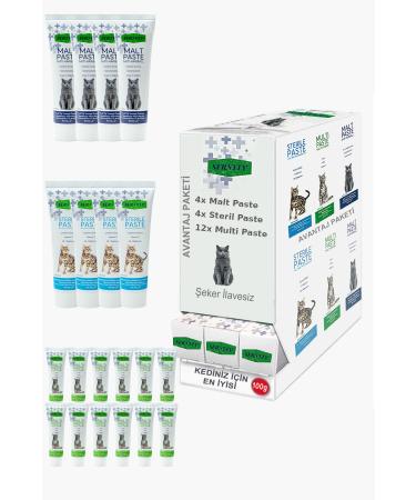 Sernely Cat Vitamin Advantage Package (Multi Paste 12x100gr Sterile Paste 4x100gr Malt Paste 4x100gr)-178