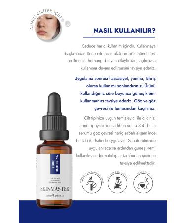 SkinMaster Pore Tightening Blackhead and Acne Eliminating Care Serum (bha B3 Ha) - Buy Online on GoSupps.com