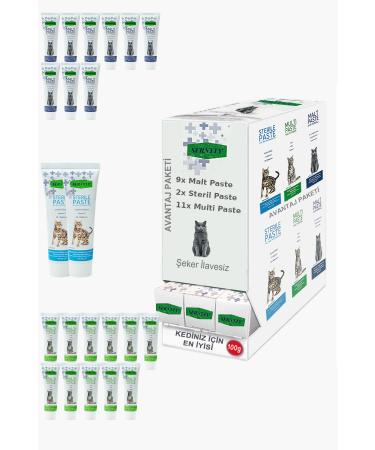 Sernely Cat Malt Advantageous Package (Multi Paste 11x100gr Malt Paste 9x100gr Sterile Paste 2x100gr)-647