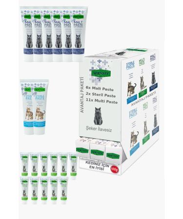 Sernely Cat Malt Advantageous Package (Multi Paste 11x100gr Malt Paste 6x100gr Sterile Paste 2x100gr)-641