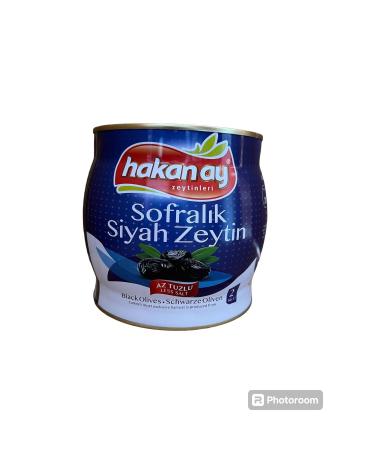 Hakan Ay Gemlik Olives Gourmet Gemlik Black Olives 2 Kg Klb:181-210