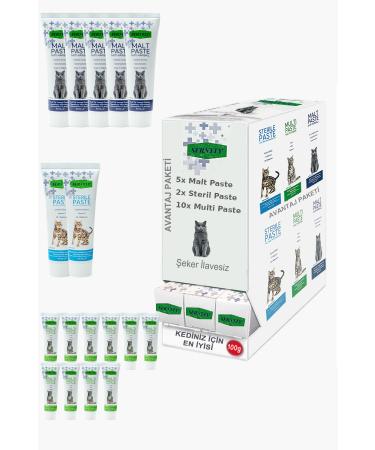 Sernely Cat Malt Advantageous Package (Multi Paste 10x100gr Malt Paste 5x100gr Sterile Paste 2x100gr)-920