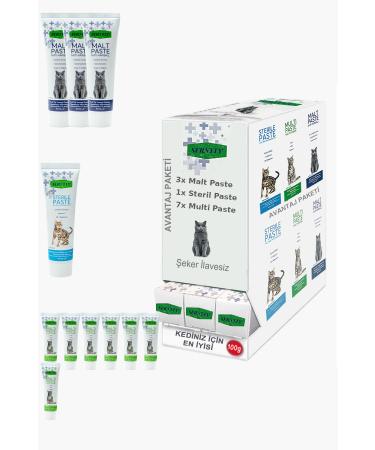 Sernely Cat Malt Advantageous Package (Multi Paste 7x100gr Malt Paste 3x100gr Sterile Paste 1x100gr)-1493