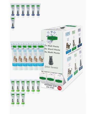 Sernely Cat Malt Advantageous Package (Multi Paste 9x100gr Malt Paste 7x100gr Sterile Paste 6x100gr)-1027